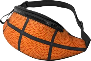 Basketball Fanny Pack Waist Bag Adjustable Belt Bag For Men Women Fashion Sling Crossbody Hip Bum Bag Traveling Hiking Cycling Running