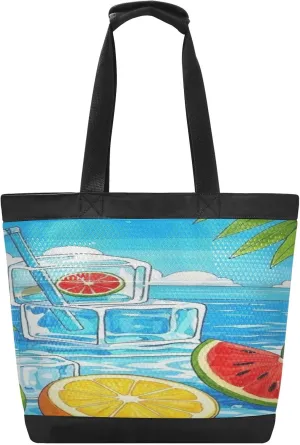 Beach Bag for Women Waterproof Sandproof Mesh Beach Tote Bag with Zipper and Pockets 1A