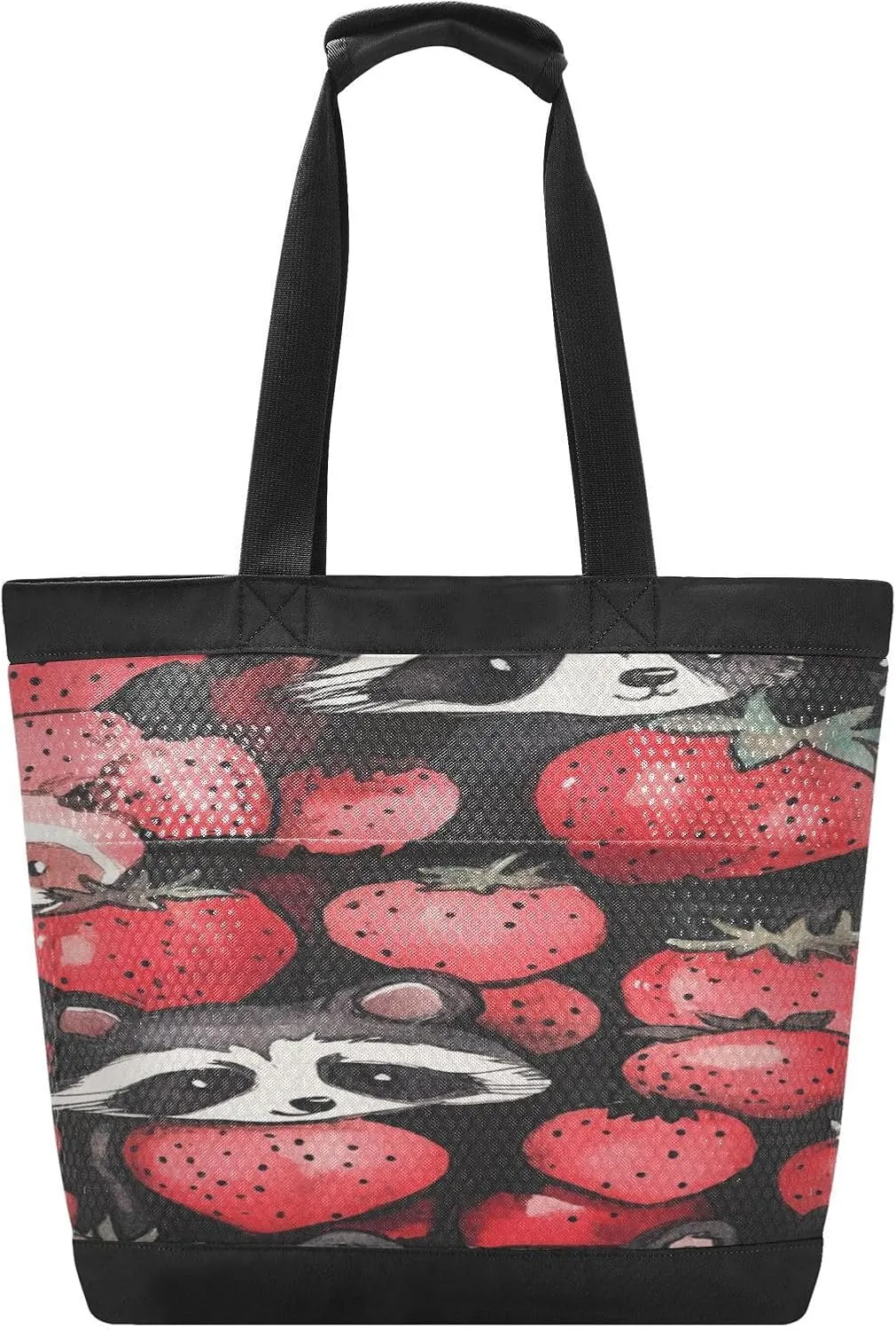 Beach Bag for Women Waterproof Sandproof Mesh Beach Tote Bag with Zipper and Pockets 1G