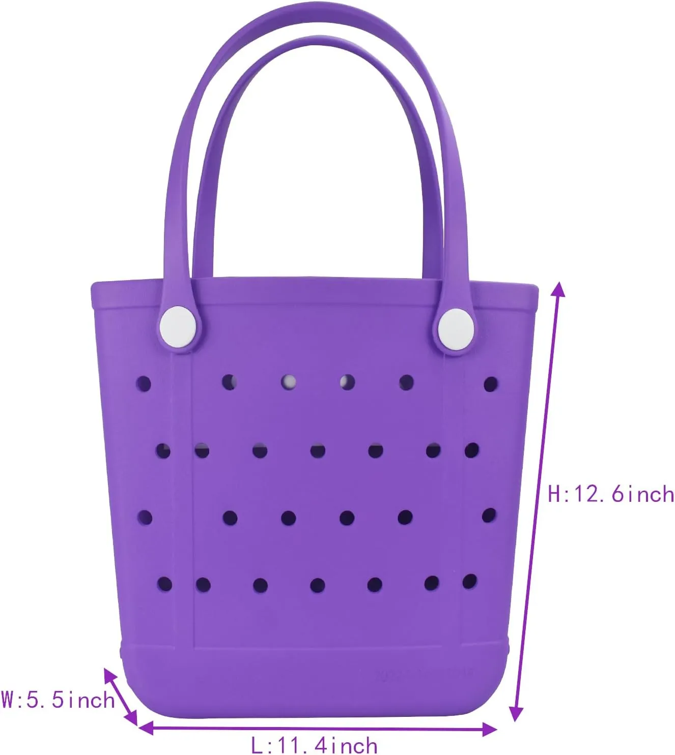 Beach Tote Bag, Original Large Rubber Beach Bag for Women, Pool Bag and Boat Tote