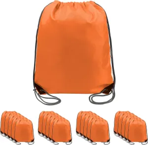 BeeGreen Drawstring Backpack Bags 20,30,50 Packs Reflective String Bags for Gym Sport Trip Cinch Sack DIY for Women Men
