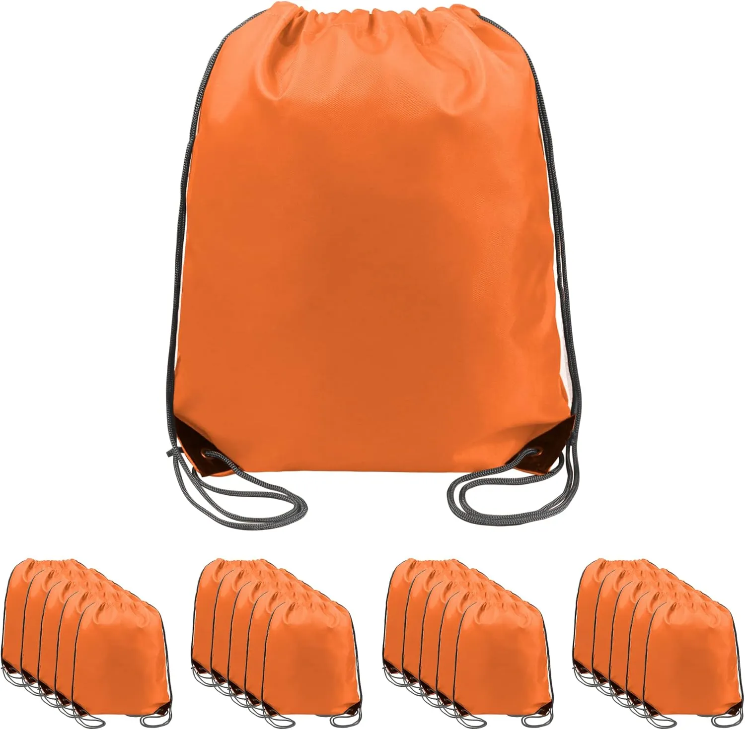 BeeGreen Drawstring Backpack Bags 20,30,50 Packs Reflective String Bags for Gym Sport Trip Cinch Sack DIY for Women Men