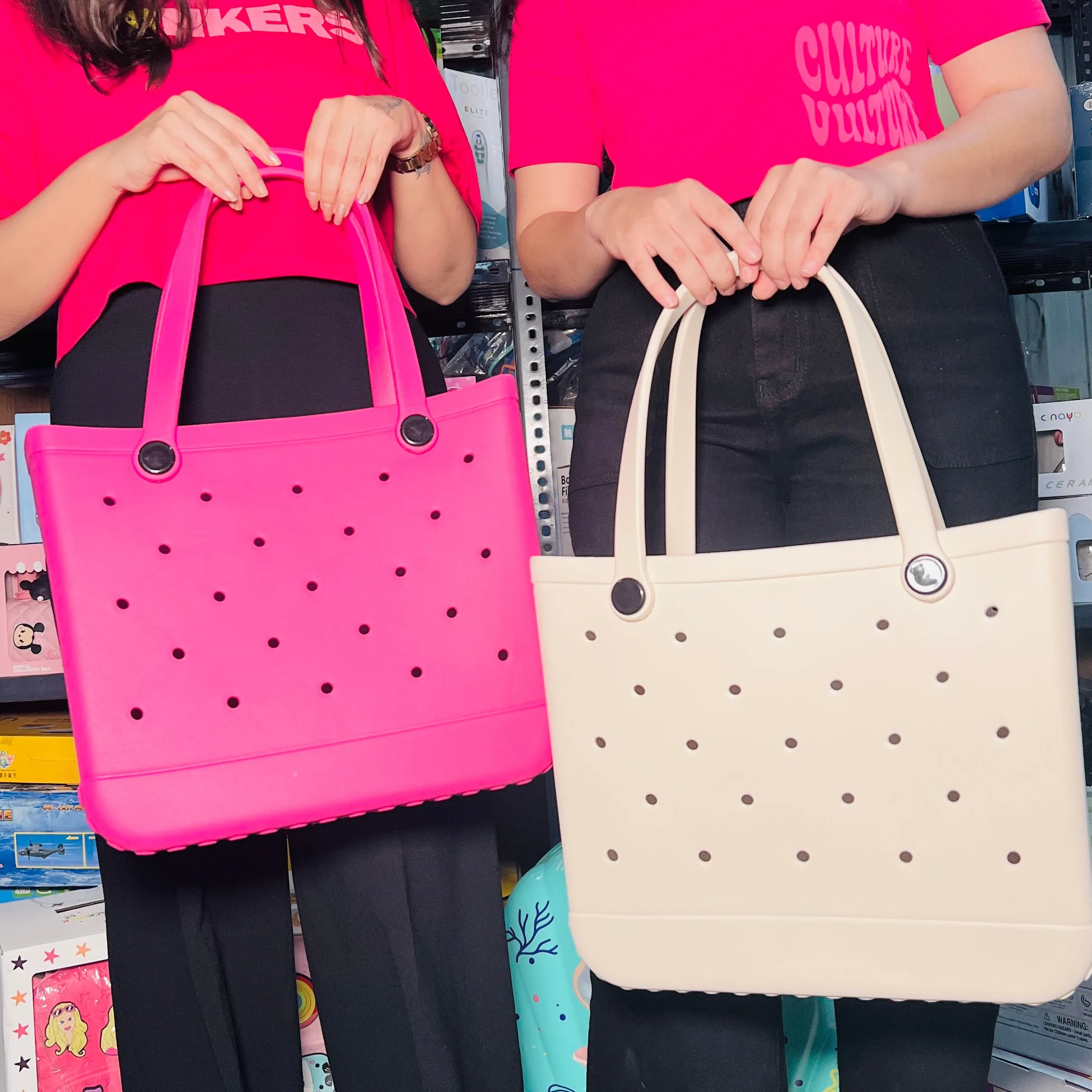 Big Silicone Shopping/Beach Bags