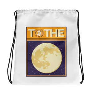 Bitcoin To The Moon Drawstring Bag
