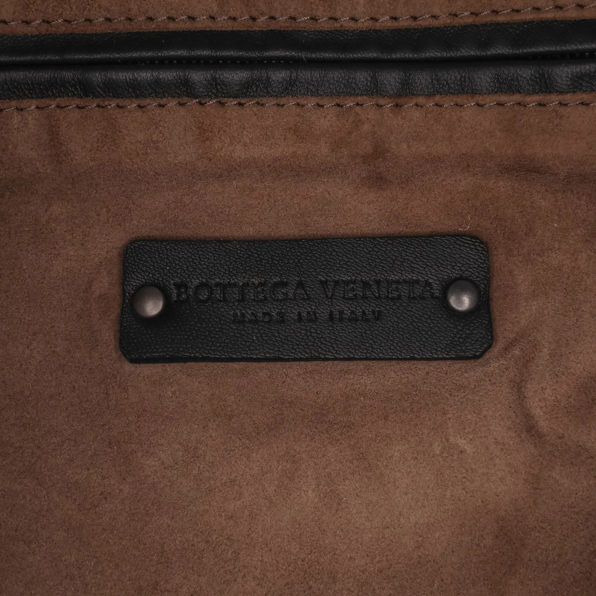 Black Bottega Veneta Medium Nappa Intrecciato Convertible Tote Satchel