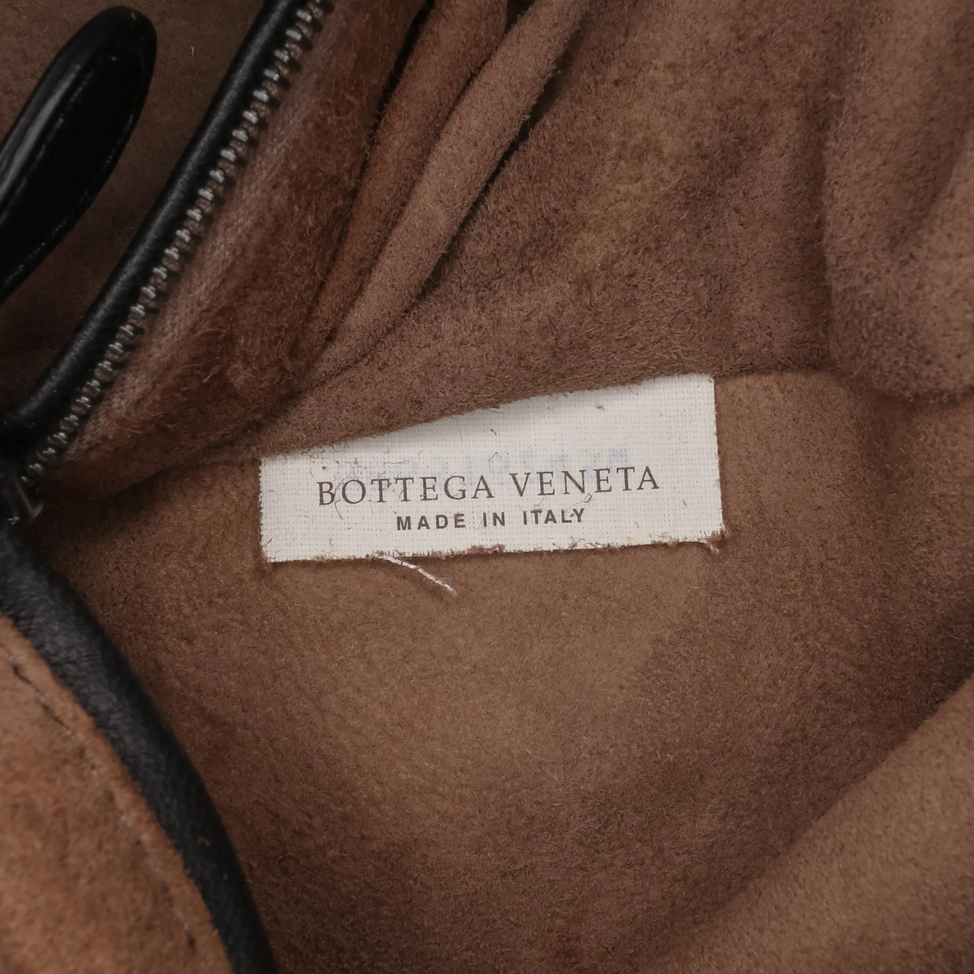 Black Bottega Veneta Medium Nappa Intrecciato Convertible Tote Satchel