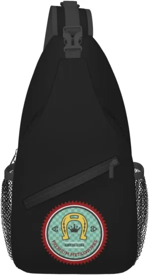 Blacksmith's Badge Of Honour Crossbody Bags For Women Men Chest Backpack Gym Shoulder Bag Travel Outdoor Sports Casual Crossbody Bags