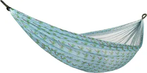 Bliss Hammocks BH-406WCA Mesh Edition Hammock, Light Blue Palm Tree