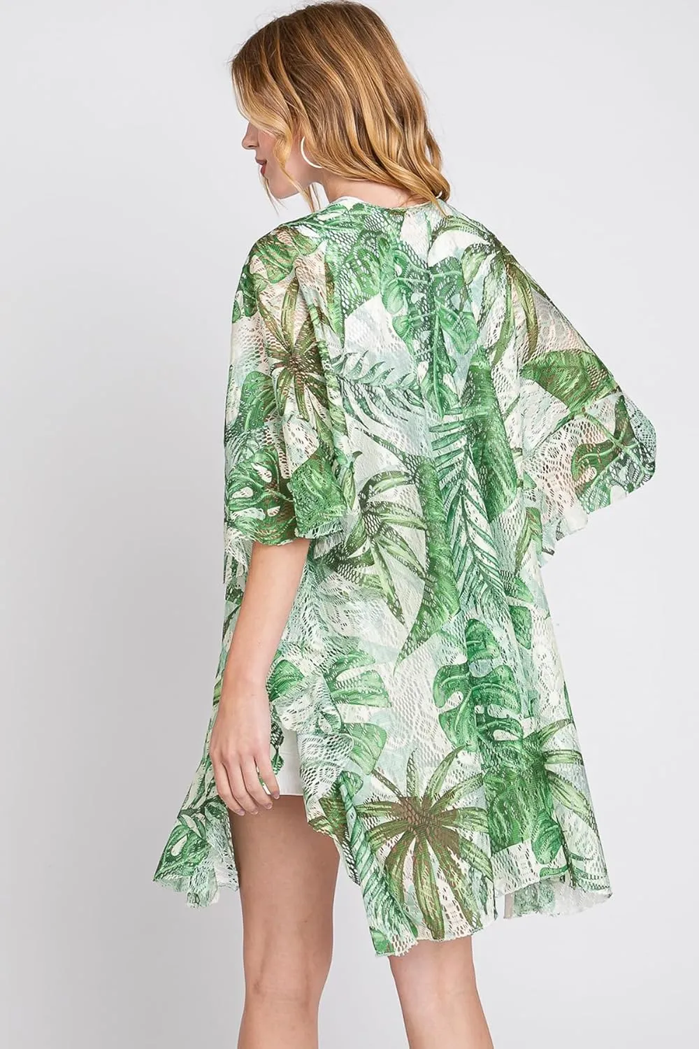 Bohemian Versatile Open Shawl Cardigan - Kimono Ruana, Convertible Poncho Blanket Vest, Sheer Beach Cover Up
