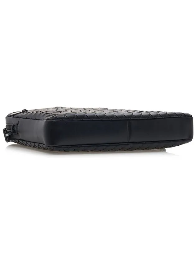 Bottega Veneta Intrecciato Briefcase Black