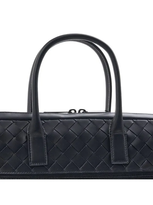Bottega Veneta Intrecciato Briefcase Black