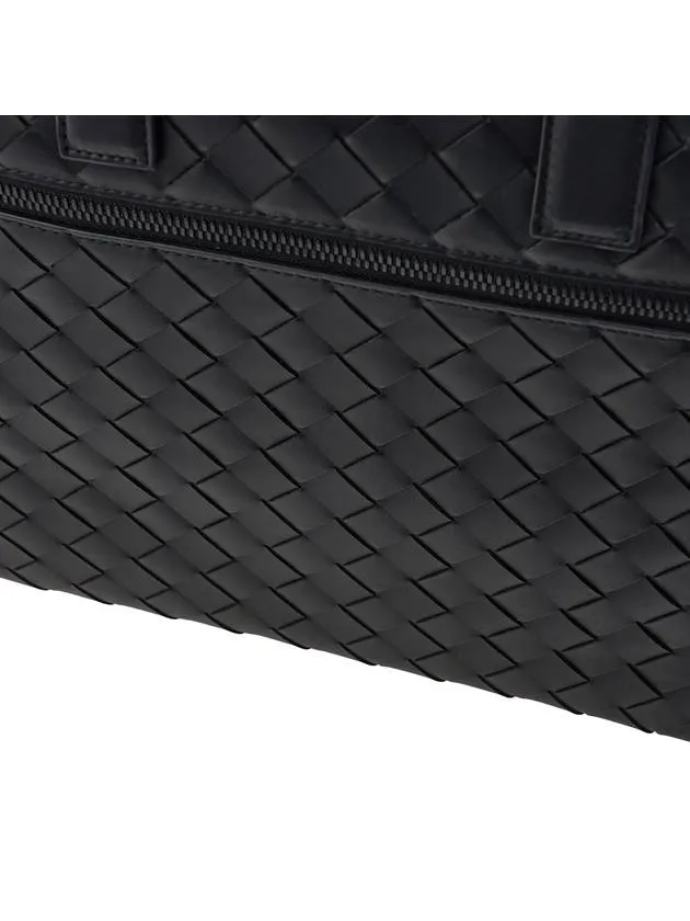 Bottega Veneta Intrecciato Briefcase Black