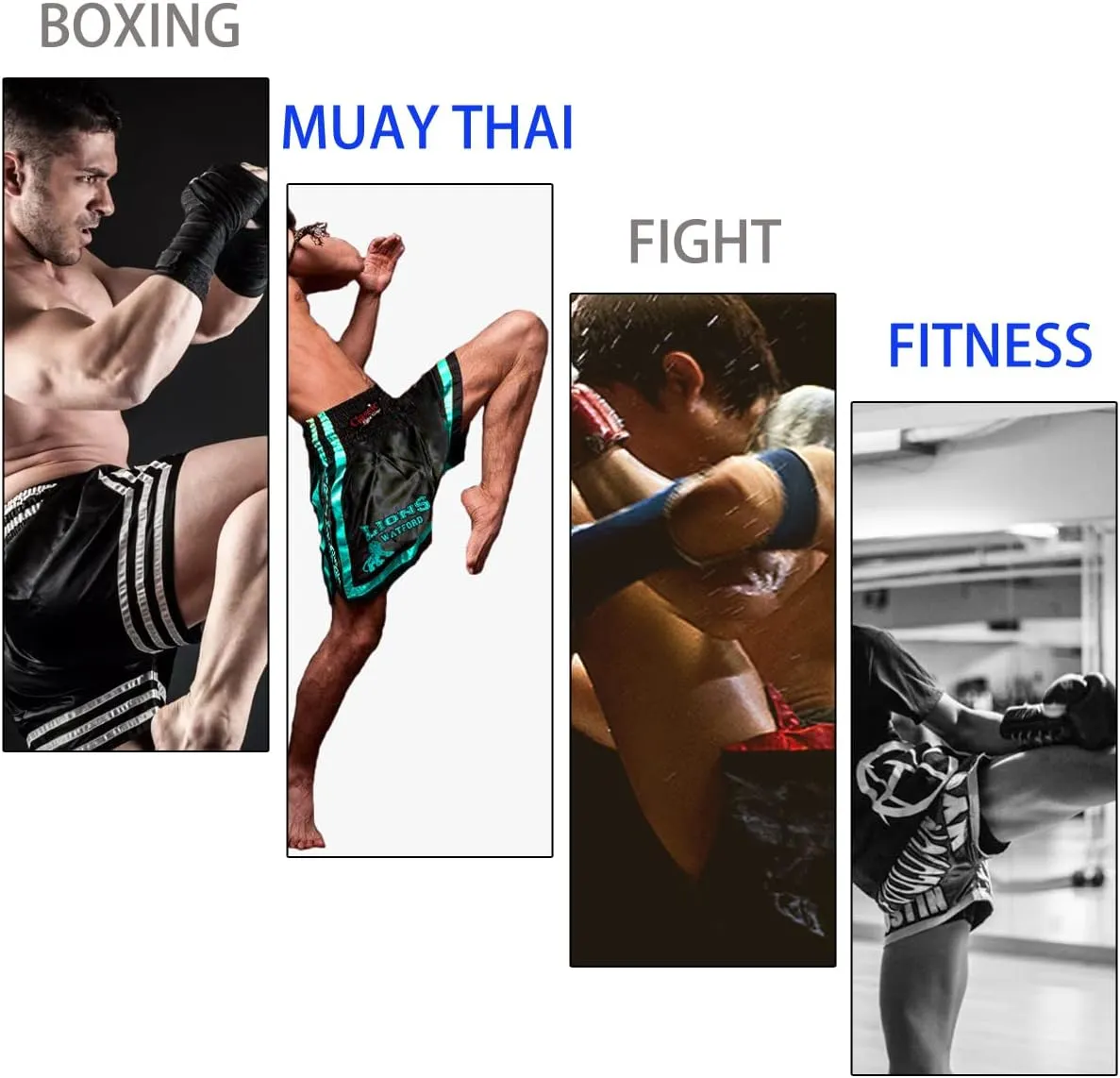 Boxing Shorts for Women Training MMA Shorts for Men BJJ Muay Thai Shorts Men Fight