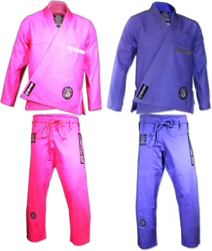 BRAND Womens Brazilian Jiu Jitsu Kimonos - Pink or Purple (Purple, F4)