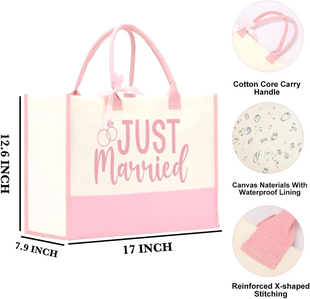 Bridal Shower Tote Bag - Wedding & Engagement Gift - Bride Gifts for Couples