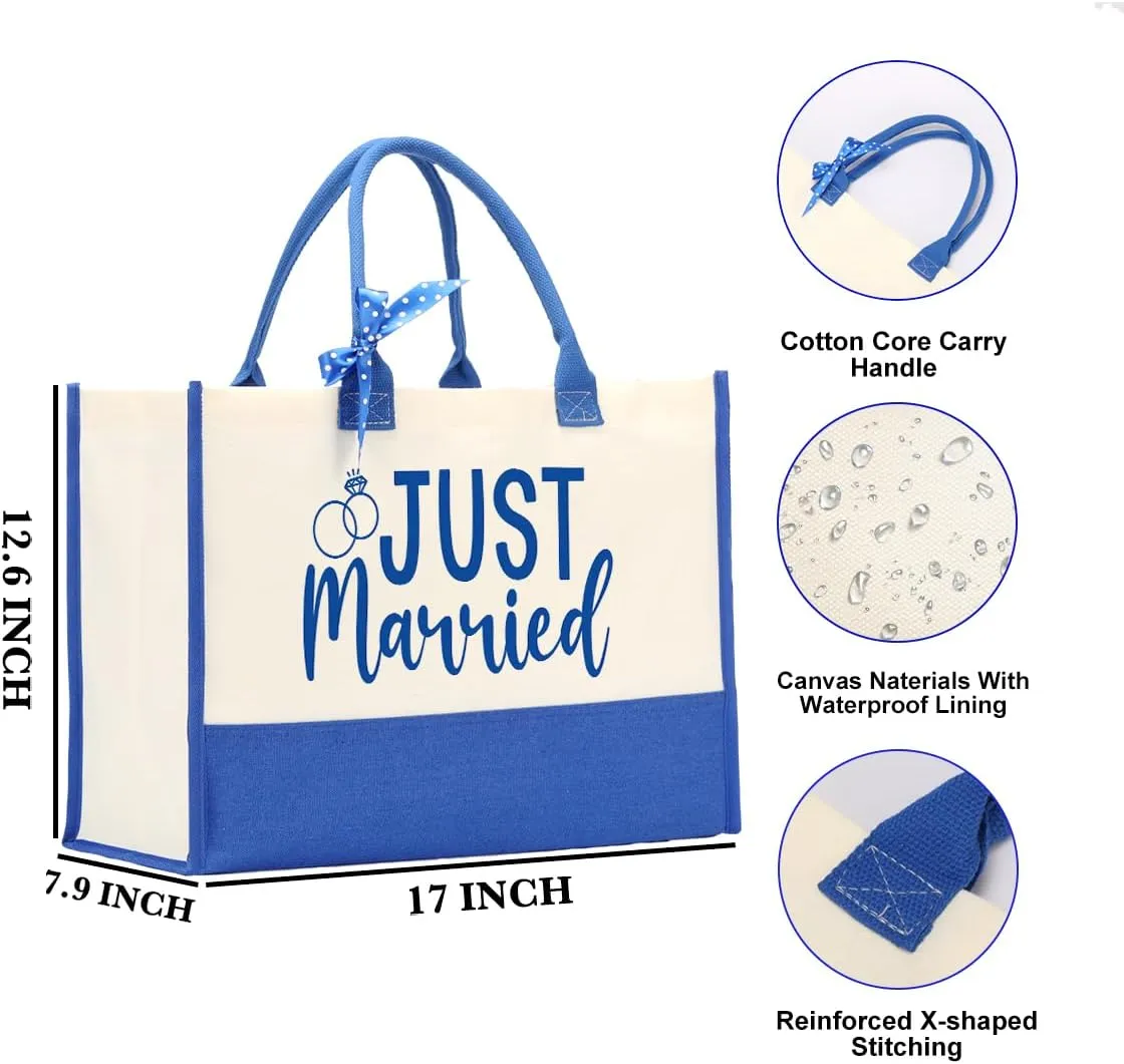 Bridal Shower Tote Bag - Wedding & Engagement Gift - Bride Gifts for Couples