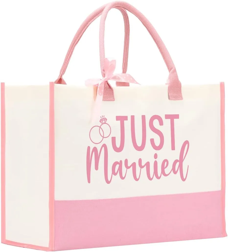 Bridal Shower Tote Bag - Wedding & Engagement Gift - Bride Gifts for Couples