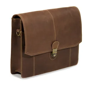 Buckle & Seam 13"Leather Laptop Satchel Bag – CARA