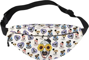 BWWKTOP Art the Clown Fanny Pack Scary Clown Gift Horror Clown Crossbody Waist Bag Horror Movie Merchandise (Sunflower Clown-WB)