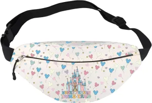 BWWKTOP Enchanted Kingdom Fanny Pack Magical Castle Park Gift Where Dreams Come True Waist Bag Kingdom of Dreams Trip Merandise (Dreams Come True-WB)