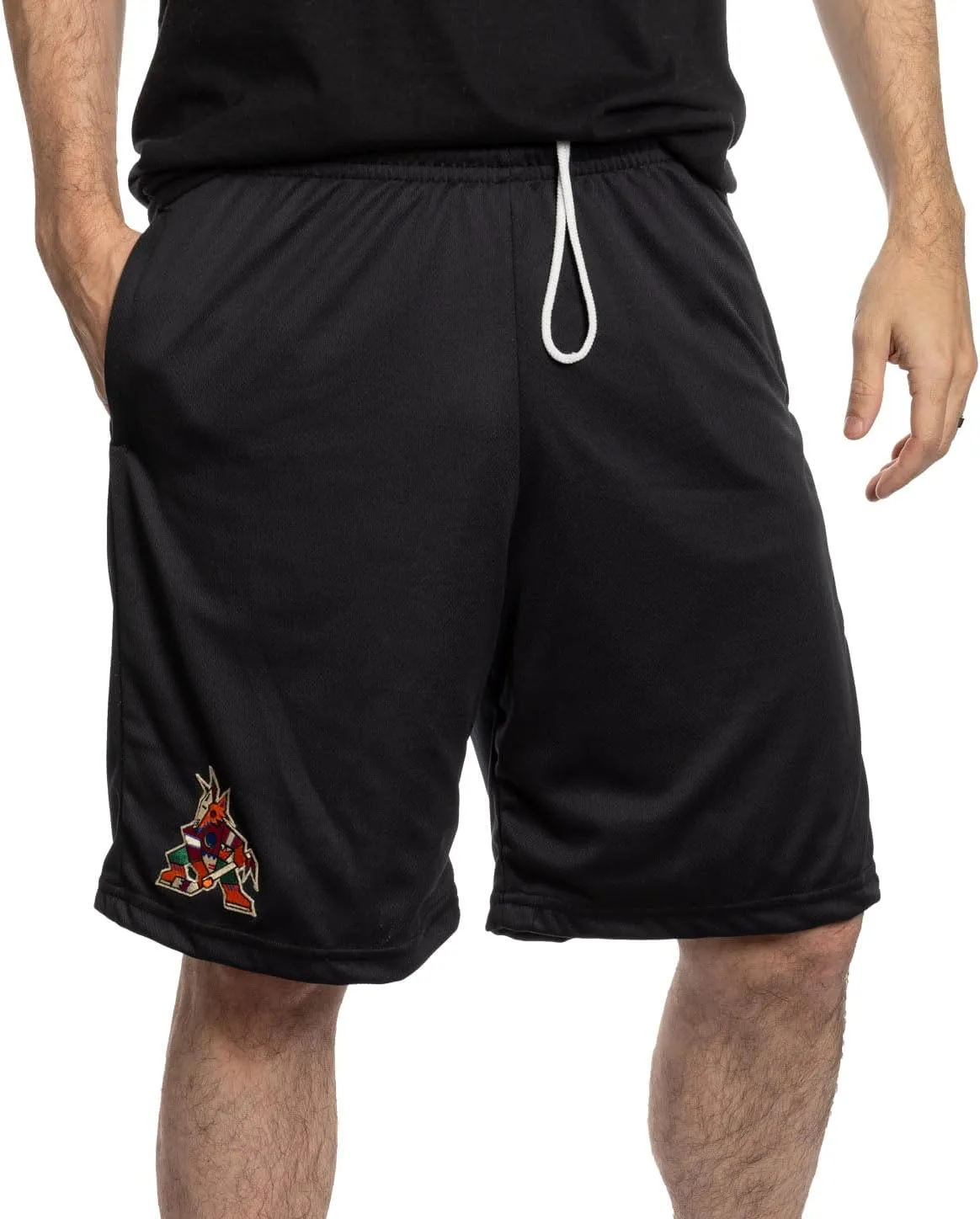 Calhoun NHL Men's Team Logo Air Mesh Shorts