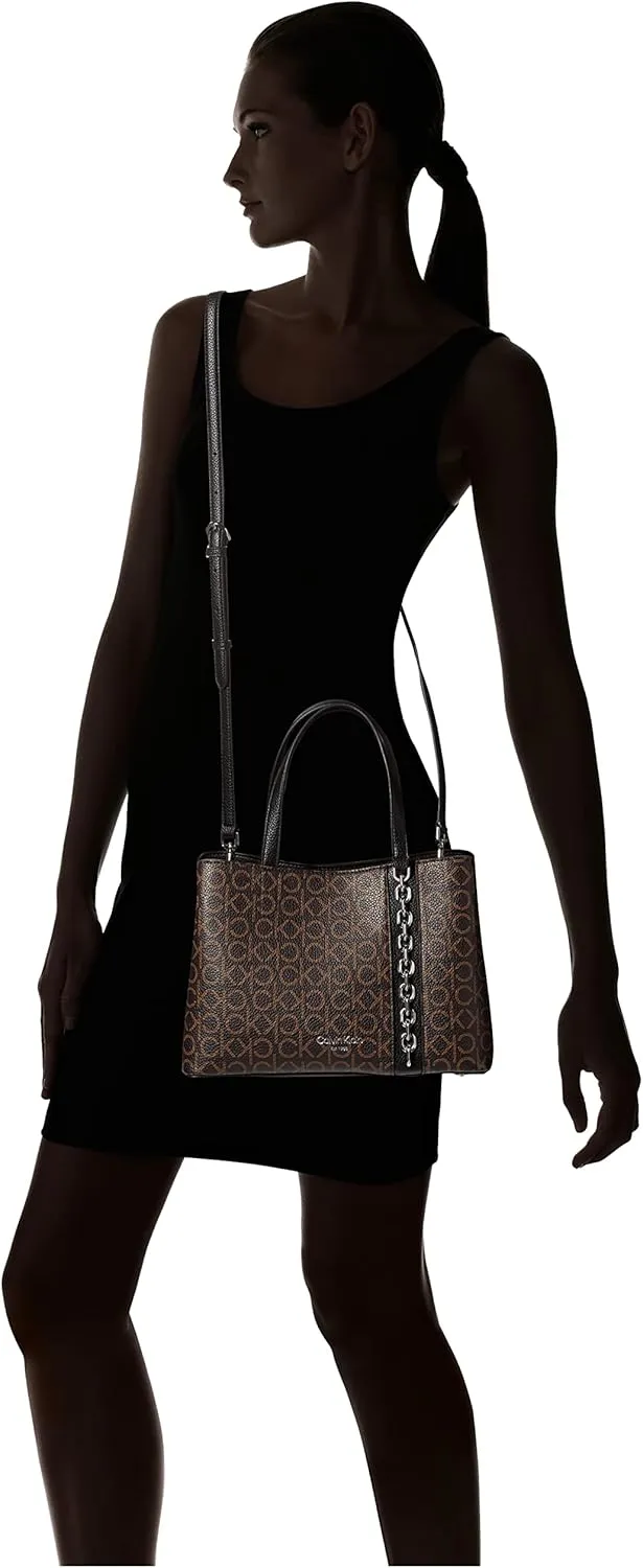 Calvin Klein Adeline Triple Compartment Satchel
