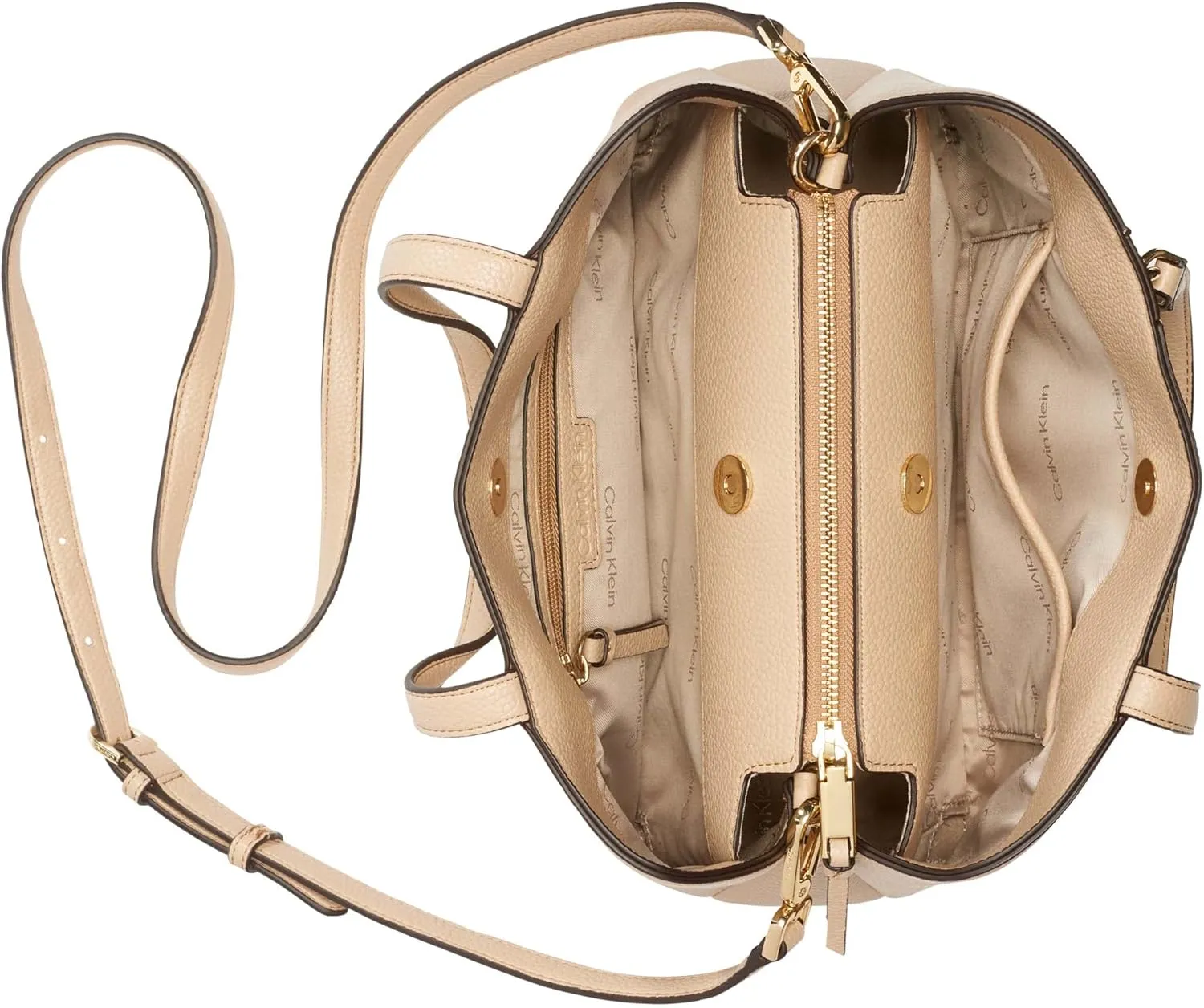 Calvin Klein Adeline Triple Compartment Satchel