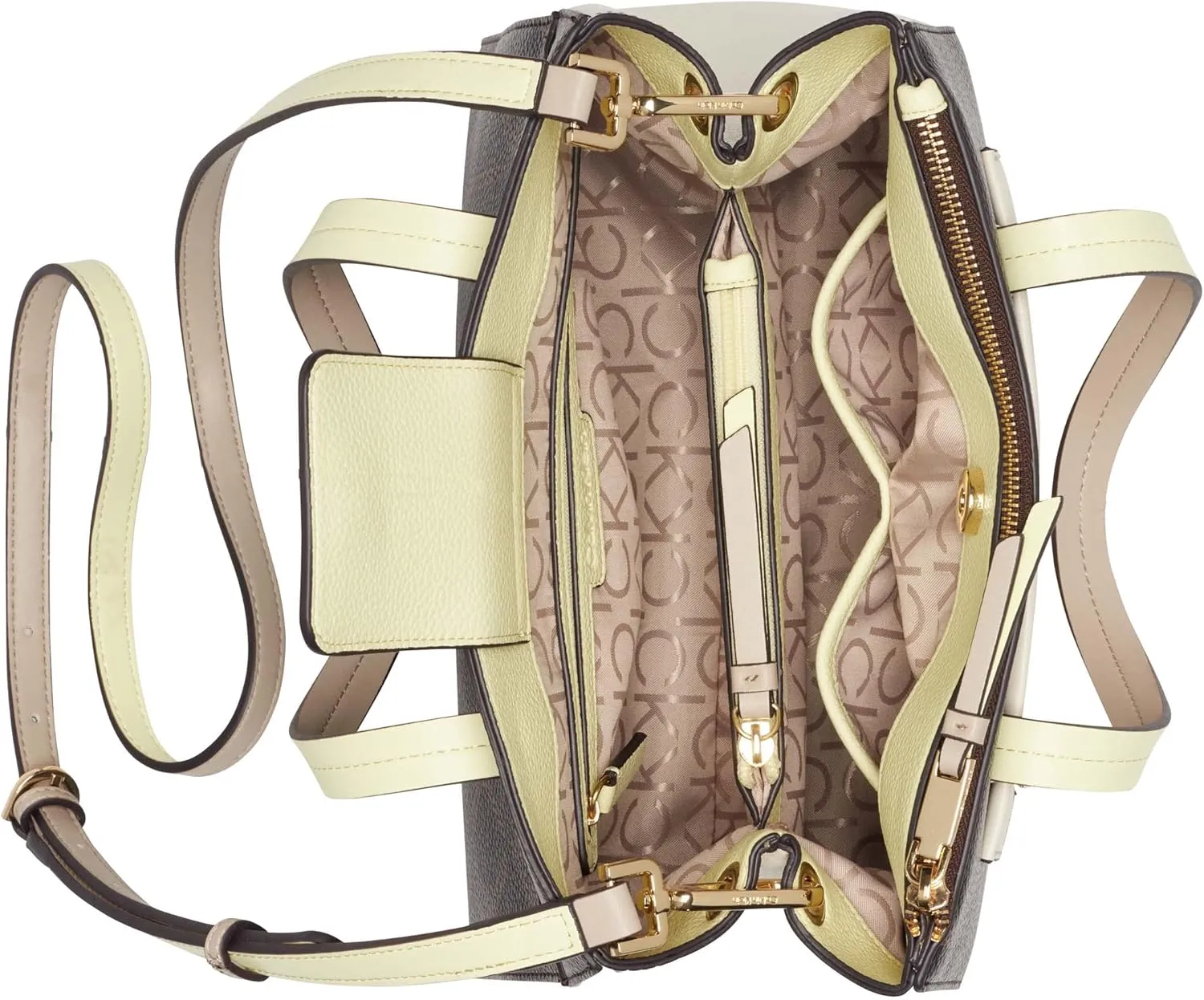 Calvin Klein Hadley Triple Compartment Satchel