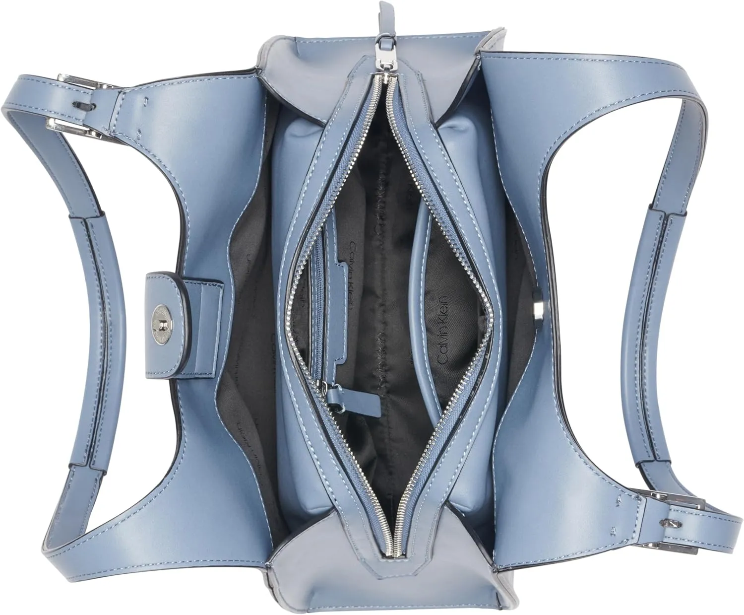 Calvin Klein Quill Triple Compartment Satchel