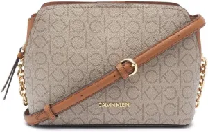 Calvin Klein Women's Hailey Signature Triple Compartment Chain Crossbody