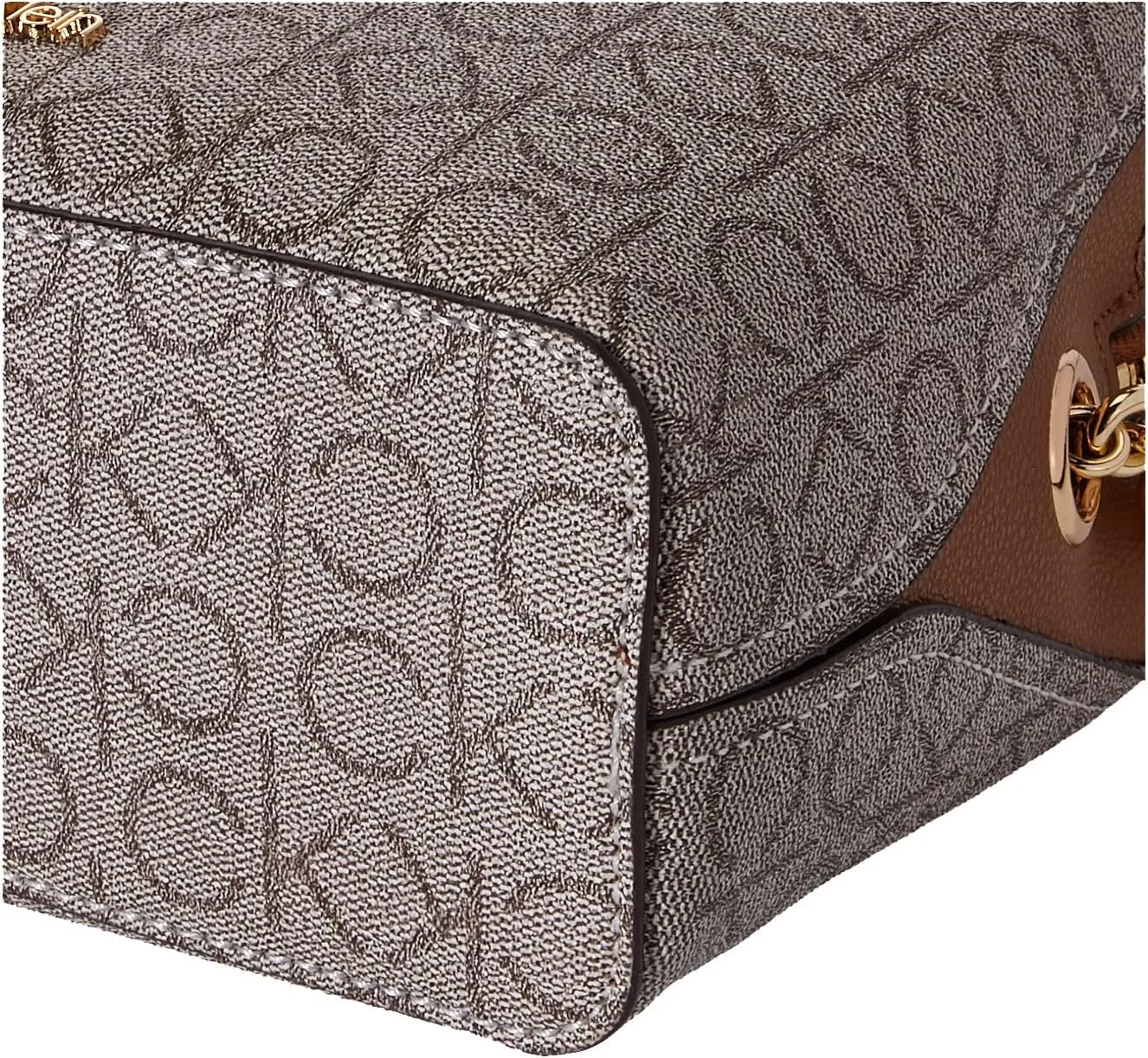 Calvin Klein Women's Hailey Signature Triple Compartment Chain Crossbody