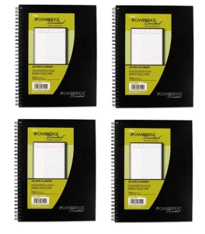 Cambridge 06122 Action Planner Side Bound Business Notebook, 7 1/2 x 9 1/2, Black, 80 Sheets (MEA06122) Unknown Binding