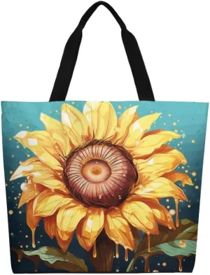 Canvas Tote Bag Large Women Casual Shoulder Bag Handbag Reusable Beach Shopping Grocery Bag For Outdoors