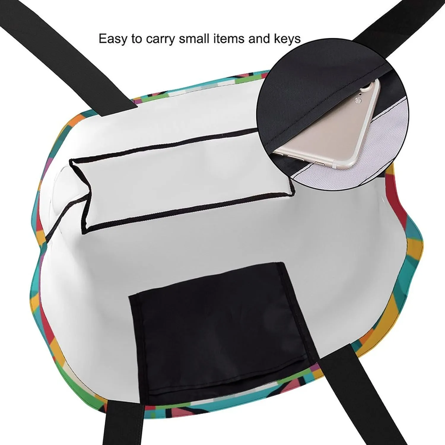 Canvas Tote Bag Large Women Casual Shoulder Bag Handbag Reusable Beach Shopping Grocery Bag For Outdoors