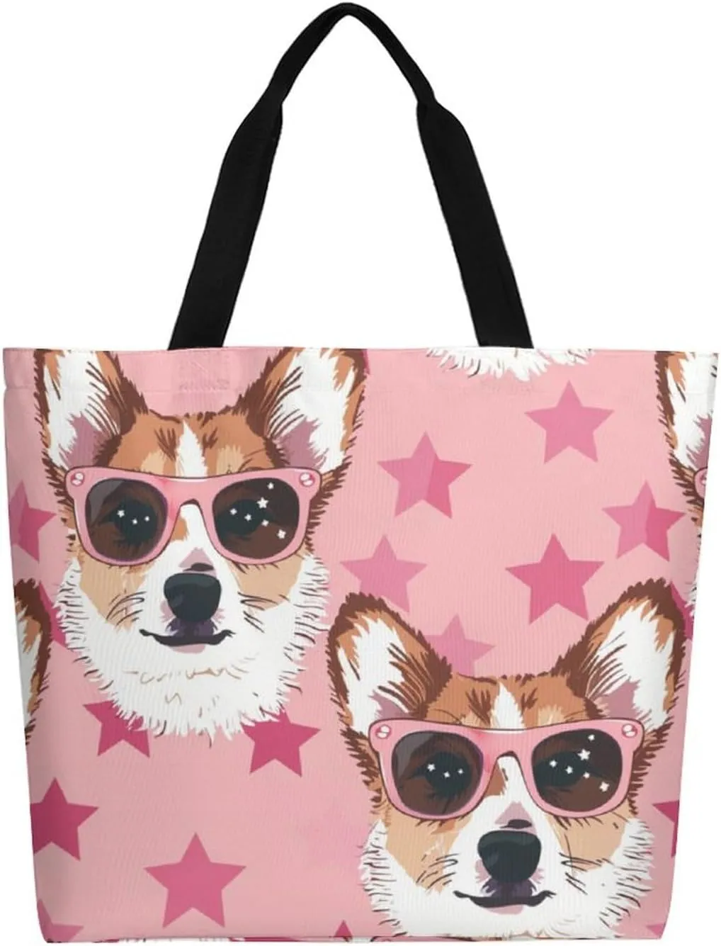 Canvas Tote Bag Large Women Casual Shoulder Bag Handbag Reusable Beach Shopping Grocery Bag For Outdoors