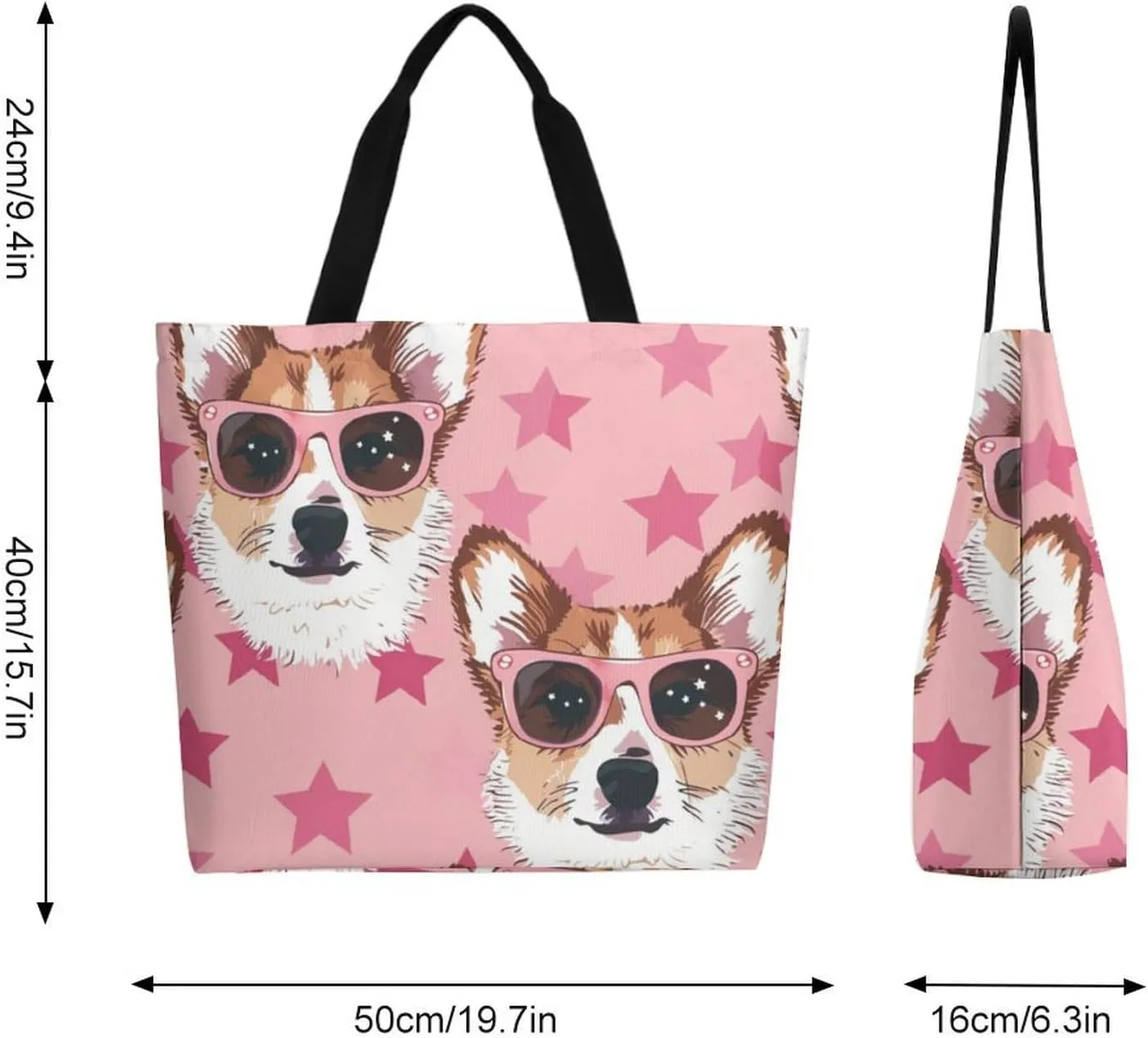 Canvas Tote Bag Large Women Casual Shoulder Bag Handbag Reusable Beach Shopping Grocery Bag For Outdoors
