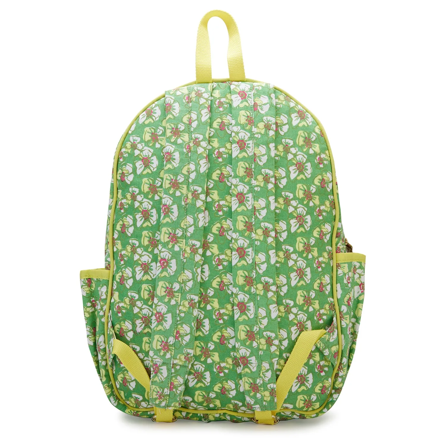 Caprese Blossom Large Light Green Laptop Backpack