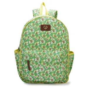 Caprese Blossom Large Light Green Laptop Backpack