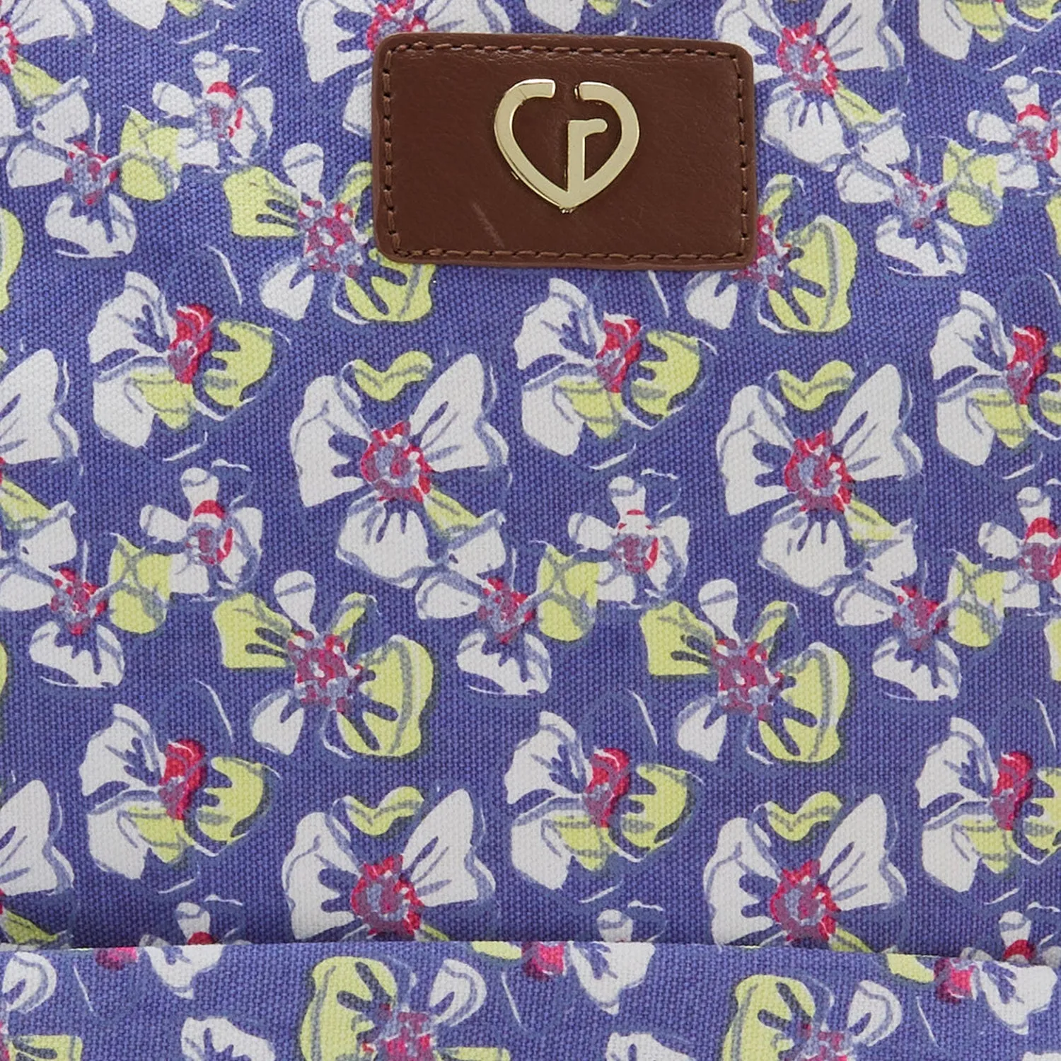 Caprese Blossom Large Purple Laptop Backpack