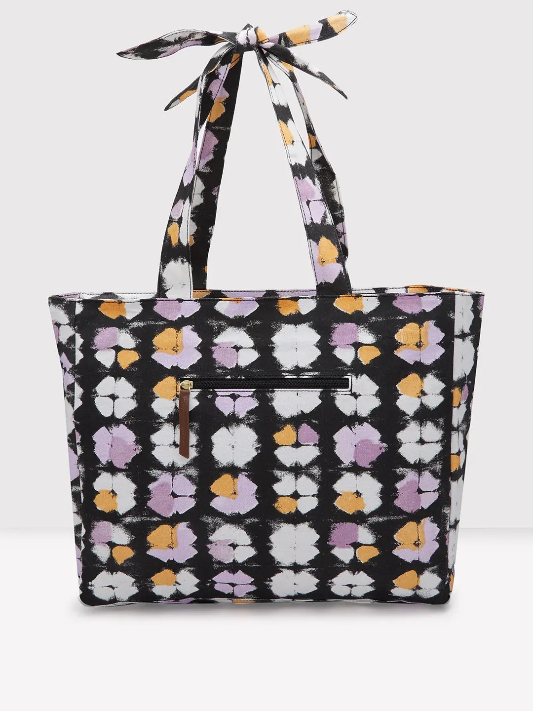 Caprese Enora Large Black Tote Bag