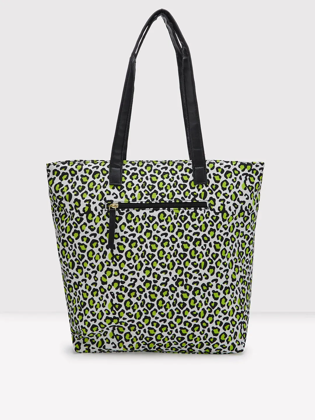 Caprese Karel Large Lime Green Tote Bag