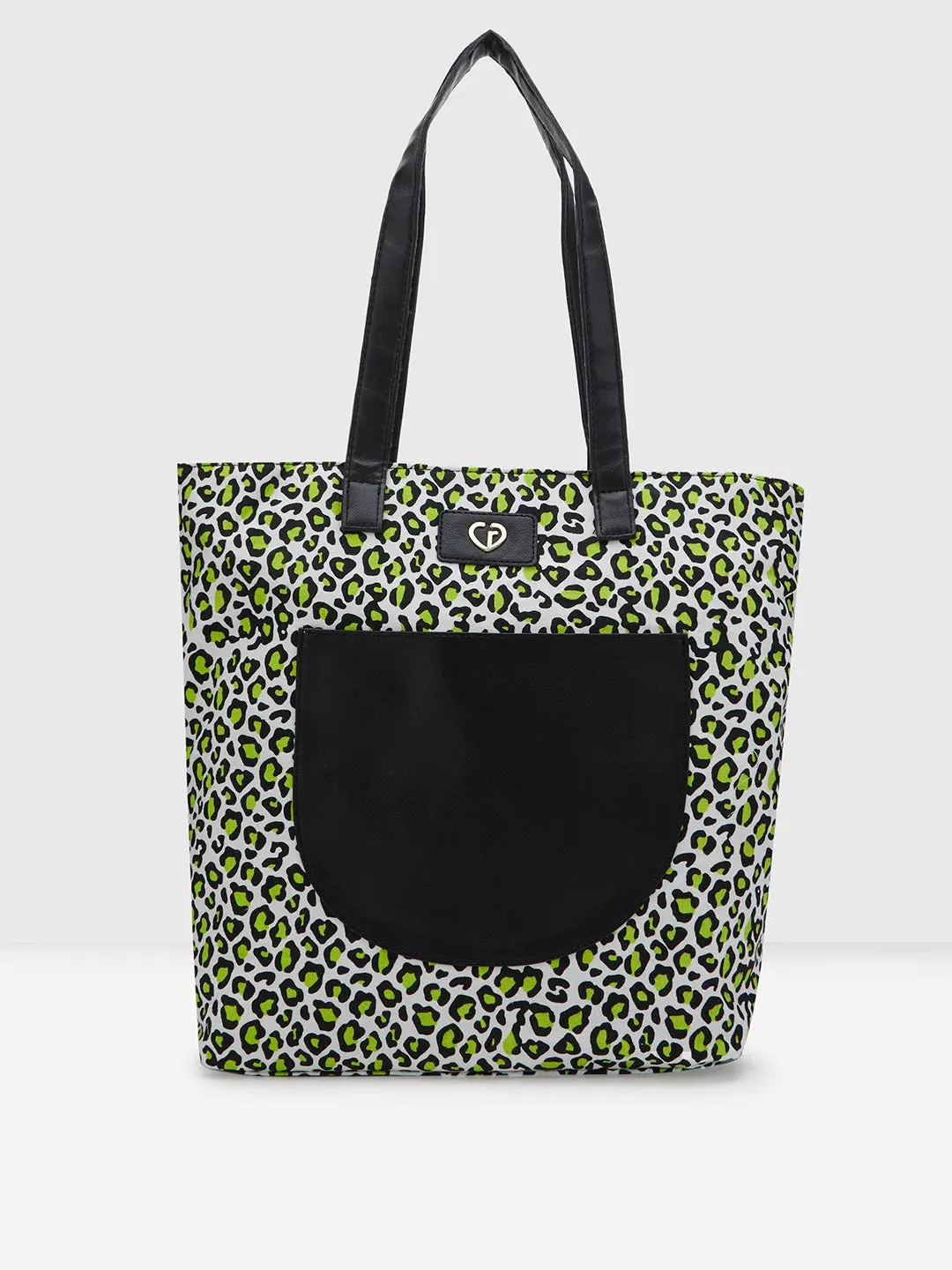 Caprese Karel Large Lime Green Tote Bag
