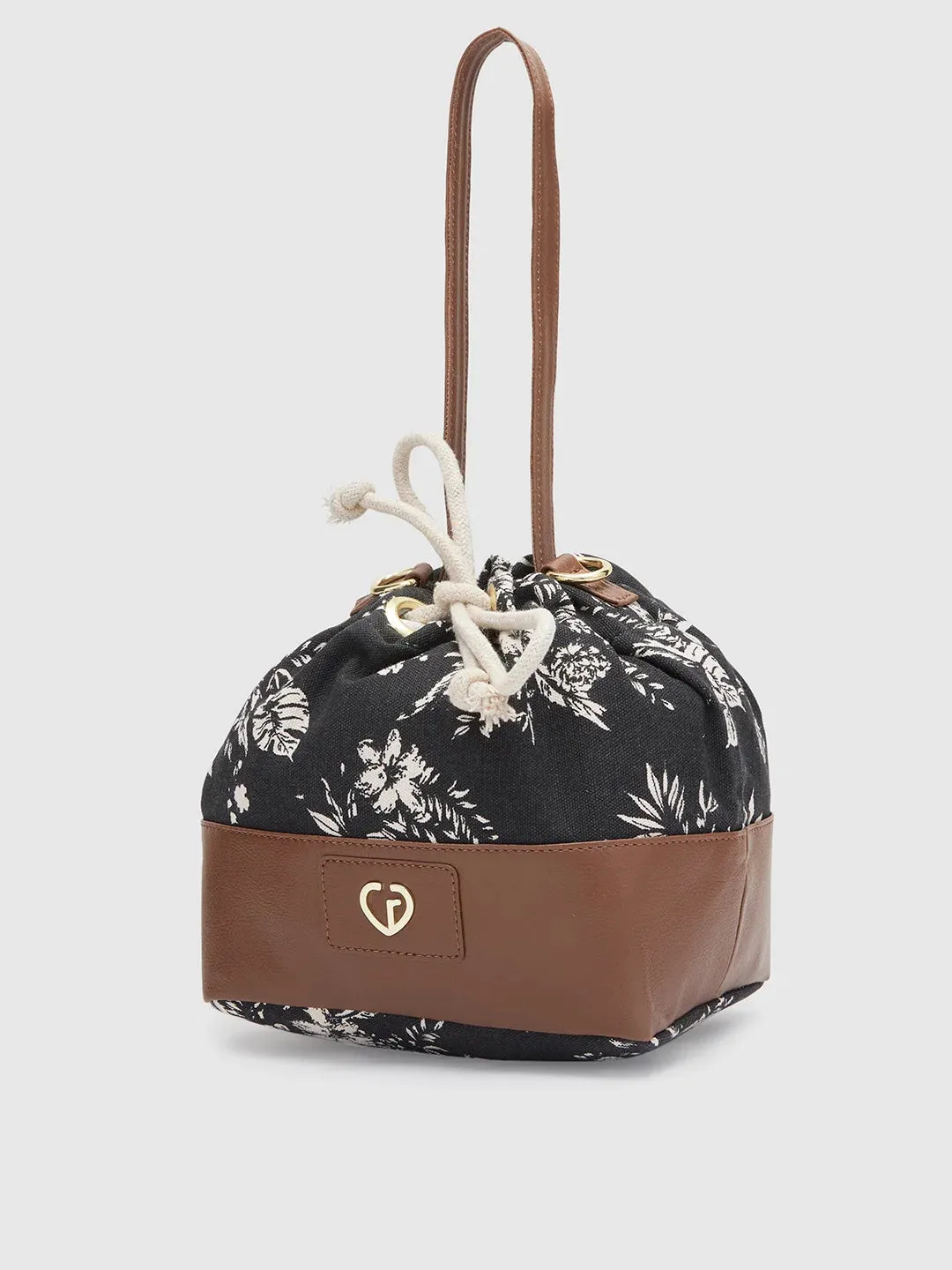 Caprese Kendall Large Black Sling Bag