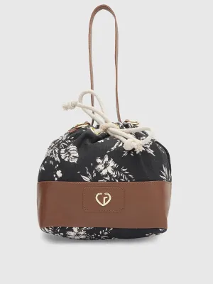 Caprese Kendall Large Black Sling Bag