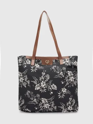 Caprese Kendall Large Black Tote Laptop Bag