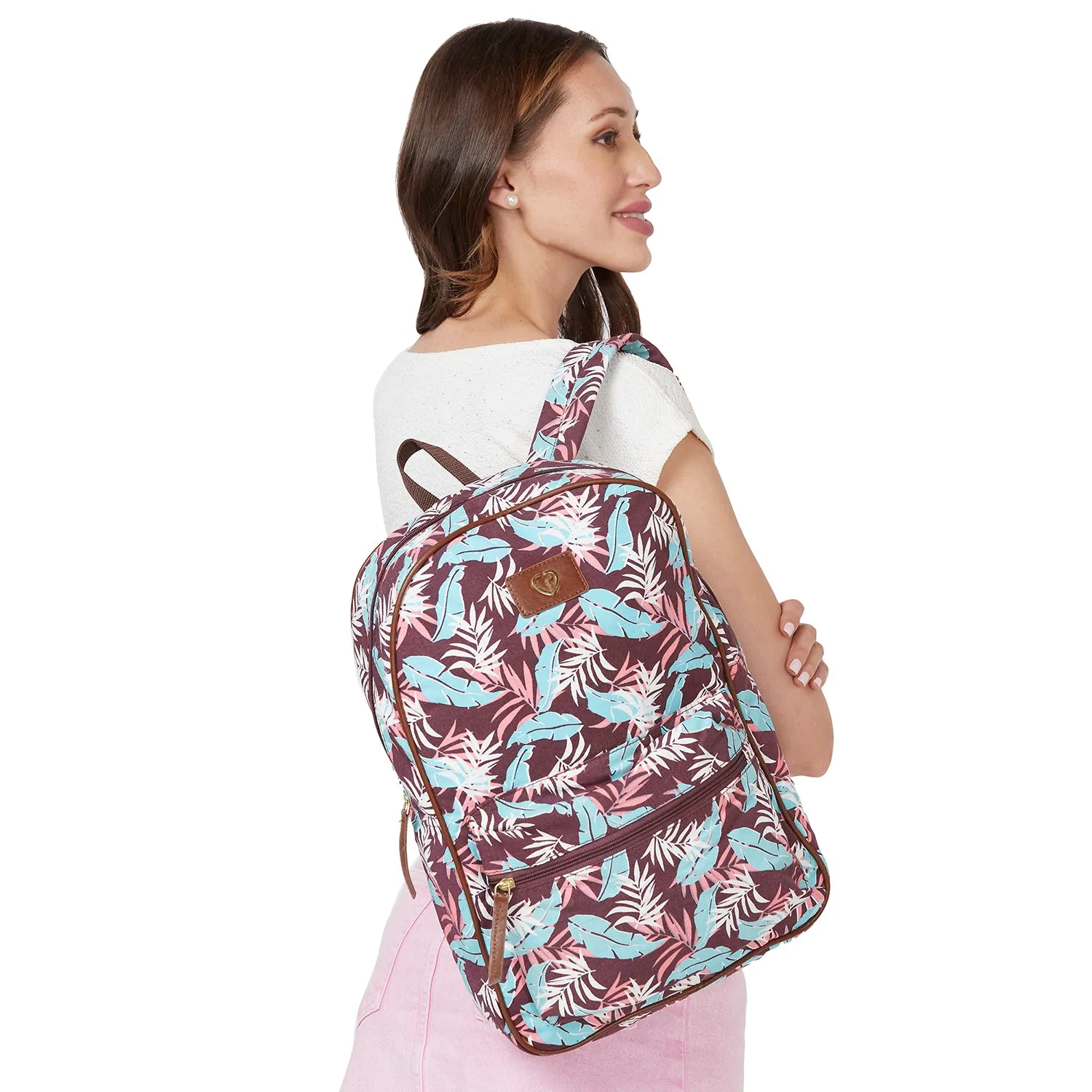Caprese Shay Large Plum Laptop Backpack