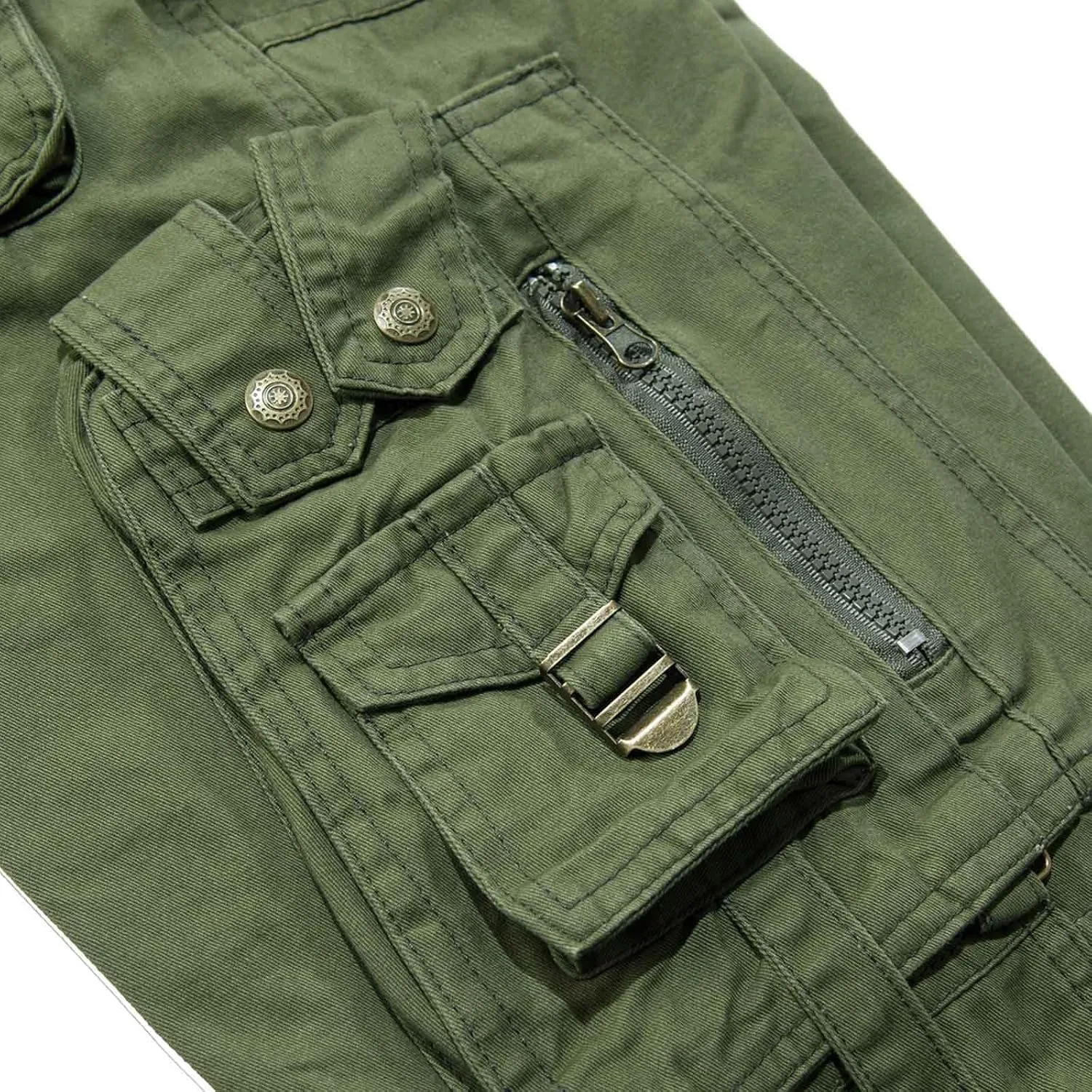 Cargo Pants for Men Casual Relaxed Fit Military Combat Hiking Pants Classic Outdoor Work Pants with Multi Pockets