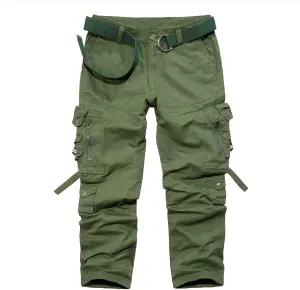 Cargo Pants for Men Casual Relaxed Fit Military Combat Hiking Pants Classic Outdoor Work Pants with Multi Pockets