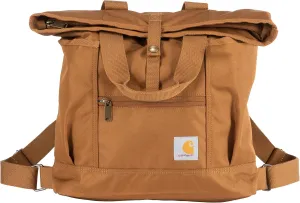 Carhartt, Durable Bag with Adjustable Straps and Laptop Sleeve, Convertible Backpack Tote Brown, One Size