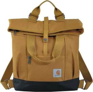 Carhartt Legacy Women's Hybrid Convertible Backpack Tote Bag, Carhartt Brown